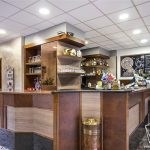 Relooking bancone bar caffetteria rustico vintage