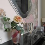 Decorazioni handmade e stampe digitali per camera da letto glamour